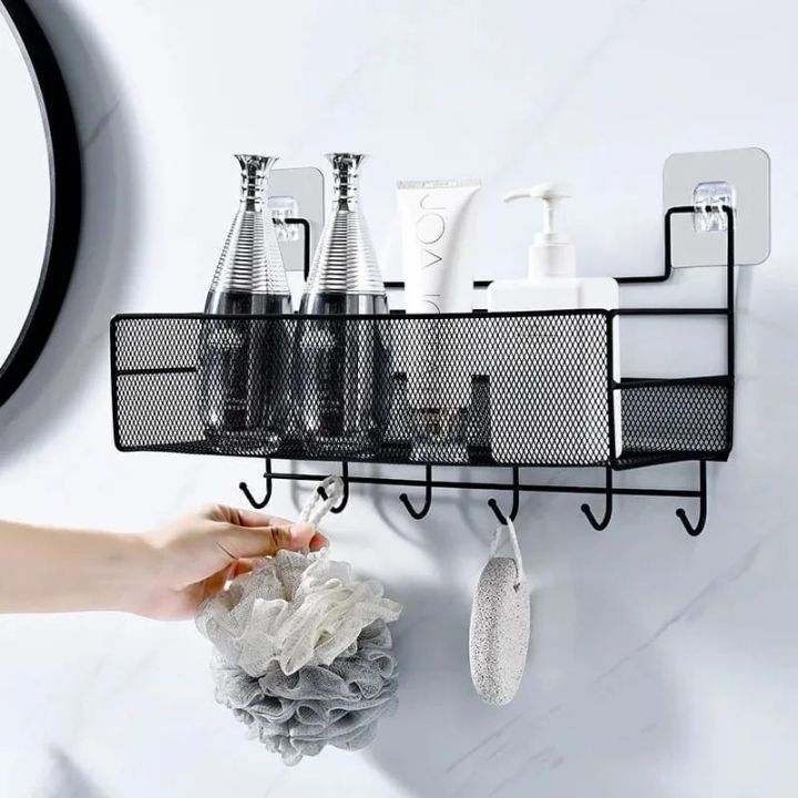 Bathroom%20kitchen%20Punch%20Corner%20Frame%20Shower%20Shelf%20Wrought%20Iron%20Shampoo%20Storage%20Rack%20Holder%20bathroom%20accessories%20-%20Image%2010