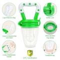 Silicone Baby Food Feeder Pacifier - Nibbler for Fresh Fruits and Weaning, Baby Teeth & Dental Care. 