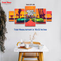 Picture frames, wall hanging, 16x32 - 01-100 Fix photo frame 5 pieces, set of picture frame, home decoration items, home décor, decorating items, frames, set of 5 frames, Frame House. 