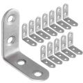 2 PCS Stainless Steel L Corner Brackets Heavy Duty Corner  90 Degree Joint Angle L Shape size 2 inch Bracket for Wood Cabinets Furniture. 