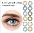 Eye Lens Event 3 Tone Contact Lenses For Girls Grey with free kit. 
