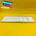 Orignal Apple Keyboard (Slightly Used) Branded Heavy Duty Apple Keyboard for Computer Gaming Keyboard Apple - Gaming Keyboard - mechanical keyboard - White Color Keyboard - Branded Used Keyboards. 