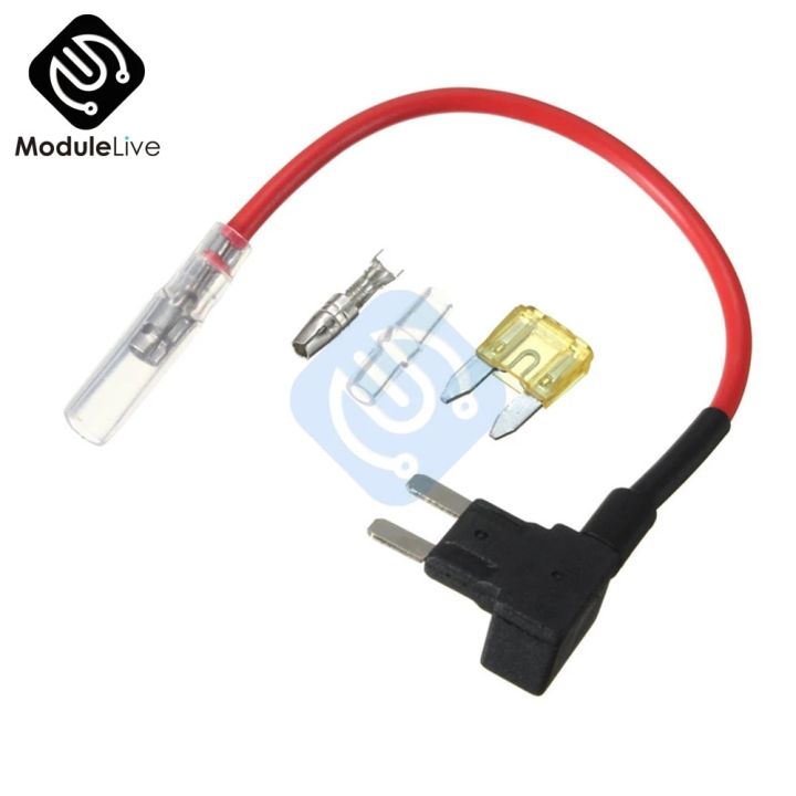 5Pcs Add A Circuit ATO ATC Mini Blade Fuse Splice Holder Piggy Back