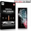 Samsung Galaxy S23 Ultra UV Tempered Glass Screen Protector HD Nano Liquid Glass 100% Original For S23 Ultra. 