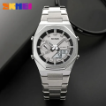 SKMEI men electronic watch dual-display electronic watch with luminous waterproof watch fashion business style For Men 1816. 