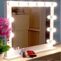Be a Movie Star at Home - Hollywood Style LED Vanity Mirror Lights Kit with 10 Dimmable Bulbs For Makeup Dressing Fixture Strip For Makeup Mirror Vanity Table Set. 