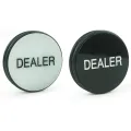 【Beiver Jewelry Store】Custom and White Poker Dealer Button Casino Hold'em Pressing Poker Cards Guard Poker Chips. 