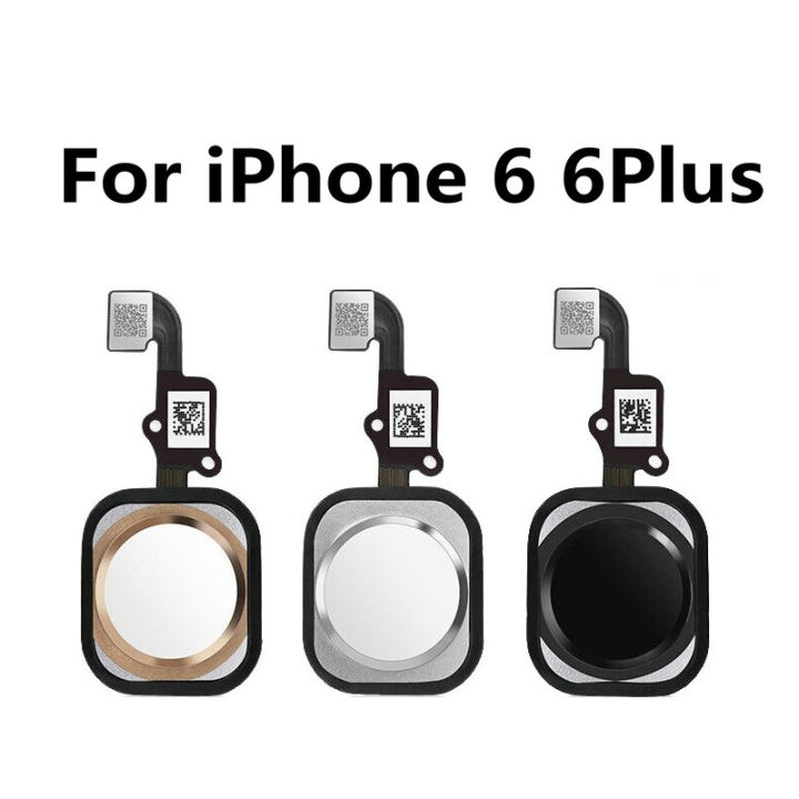 5lus 5. Iphon 4.7/Iphon New Home Button Fingerprint Scanner Back Key Flexible Cable Replacement for e 6 6se 6s P