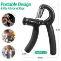 Adjustable Hand Grip Power Exerciser Forearm Wrist Strengthener Hand Gripper 10-40Kg Random Color. 