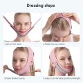 EMS Face Slimming Bandage V Line Face Shaper Women Chin Cheek Lift Up Belt Facial Massager Strap Face Skin Care Tools Beauty. 