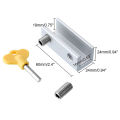 Sliding Windows Stopper Adjustable Single/Double Buckle Sliding Door Limiter Safety Lock. 
