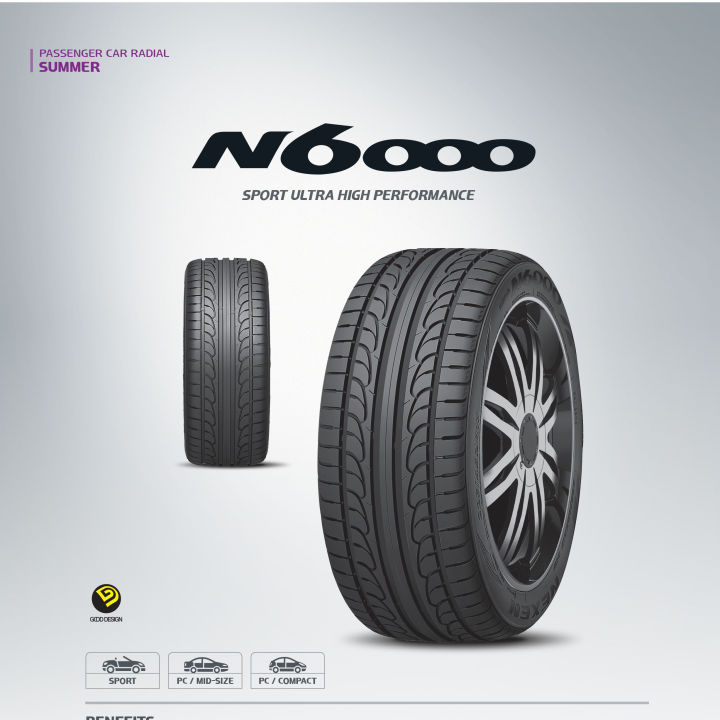 Nexen Tire - N 6000 Sport / Ultra High Performance / Korean Brand (1 Tyre price)