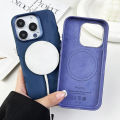 HOCE Camouflage Leather Magnetic Phone Cases For iPhone 12 13 14 15 16 Pro Max MagSafe Case Metal Camera Frame Protective Shockproof Cover. 