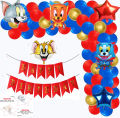61pcs tom & jerry balloons decoration kit for birthday party decorations. 