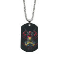 1pc Funny Marvel Superhero Deadpool Wolverine Stainless steel Best Friend Necklace Double-Sided Pattern Jewelry. 