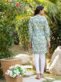 Salitex Stitched 1 Piece Printed Kurta Shirt For Girls And Women Cotton Viscose Ready To Wear - Collection: Casual Pret - Design Sku: Cps23De003L. 