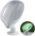 New style Leaf Shape Soap Box Drain Soap Holder Box Bathroom Shower Soap Holder Dish Storage Plate Tray Bathroom Supplies Bathroom Gadge. 
