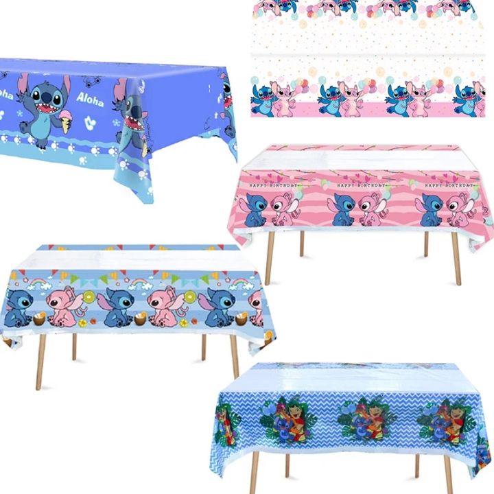 Tablecloth Party Decorations Lilo & Stitch Theme Birthday Party Supplies Stitch Disposable Table Cover Baby Shower Gift