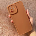 Phone Protective Shell Shock-proof Mobile Phone Solid Color Back Cover. 