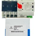 Mora ATS Automatic Transfer Switch 4 pole 125A 3 Phase Din Rail ATS 220V Dual Power Automatic Transfer Electrical Selector Switches Uninterrupted. 