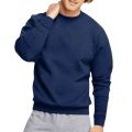 Basic Plain Navy Blue Sweatshirt for Men. 