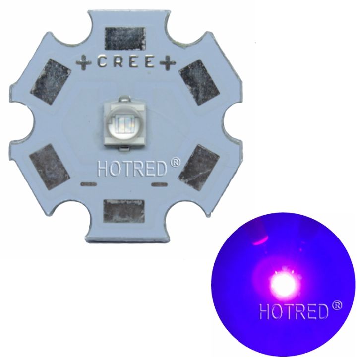 10PCS 3W 3535 High Power LED UV Light Chip 365nm 385nm 395nm 420nm Emitter Diode Ultra Violet DIY With 8/12/14/16/20mm