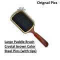 Steel Pin Professional Paddle Hair Brush For Girls - Imported Square Hair Brush Large. 