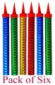 Pack Of 6 china Sparkling Candles. 