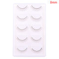 5 Pairs Practice Lashes Eyelash Extensions Supplies Training False Eyelash Strip Yao Store. 