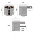 Universal Japan America 2 in 1 EU UK AU to US Travel Adapter Plug Type A/B Canada Thailand Electric Power Charger Convert Plug. 