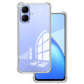 Tecno Spark GO 2 Transparent Silicone Back Cover Transparent Extra Bumper Anti Shock Soft Crystal Clear Cover.. 