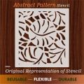 Abstract pattern  Reusable Stencil For wall Painting Art DIY Home Decor, Album Crafts and Canvvas. 