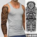 Waterproof Temporary Big Arm Sleeve Tattoo Sticker Greek Goddess Medusa Poseidon Owl Flash Tattoos Woman Body Art Tatto Men. 