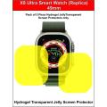 X8 Ulta Smart Watch Screen Jelly Protector Clear Pack of 5 (49) mm. 