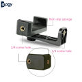 Rotatable Mobile Holder Tripod Mount Adapter Cell Phone Clipper Holder Vertical 360 Stand. 