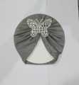 New Baby Turban Cap For Baby Girls And Boys Butterfly Broch CAp. 