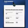 K-35 Wireless Collar Microphone Lapel Lavalier Omnidirectional Mic for Vlogging, Interview, Live Streaming Plug and Play, 65ft Range, Long Battery Life, Compatible with YouTube, BT Speakers, DSLR Camera. 