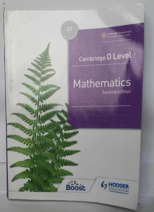 Cambridge O Level Mathematics 2nd Edition by Michael Michael , Jean ...