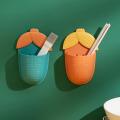 Corn Shape Multifunctional Self-Adhesive Wall Mounted Rack Versatile Storage Box Cartoon Wall Mounted Style Non Perforated Home Bathroom Storage Box Small Object Sorting Box. 