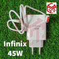 INFINIX 45w Super Fast Charger with Type-C Cable.. 