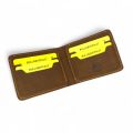 Bull and Buffalo Genuine Leather Wallet - Pullup Leather - Export Quality. 