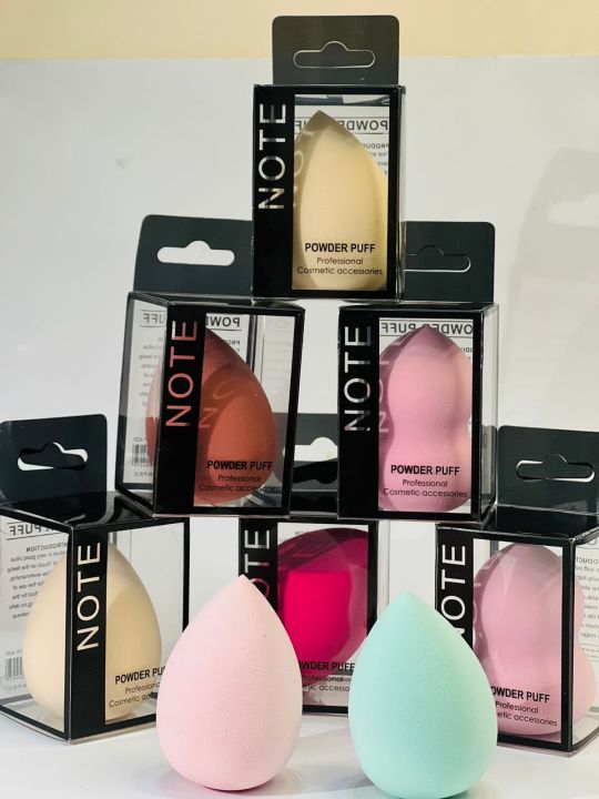 Note%20Beauty%20Blender%20Pack%20of%203%20Soft%20Makeup%20Sponge,%20Non-Latex%20Beauty%20Blenders,%20Foundation%20Blending%20Sponge,%20Cosmetic%20Facial%20Makeup%20Puff%20-%20Image%202