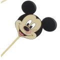 Mickey Mouse Face Cupcake Toppers - 2.5 Inch - Mickey Mouse Themed Party - Black - Boys - Pack Of 10. 