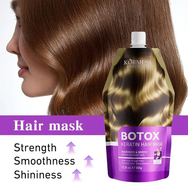 Kormesic%20Botox%20Magical%20Keratin%20Hair%20Mask%20Repairs%20Damaged%20Frizzy%20Hair%20in%205%20Seconds%20Soft%20Smooth%20Shiny%20Nourishment%20Deep%20Moisturizing%20Nourishing%20Hair%20Care%20350g%20KMC66060%20-%20Image%203