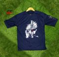 New stylish gojo printed down shoulder t shirt for men soft and comfortable. 
