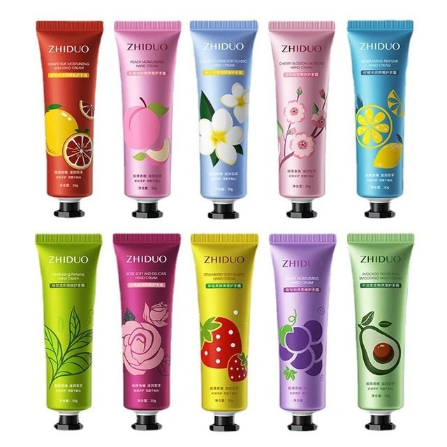 Pack of 5 Cute Hand Cream Moisturizing Lotion Dry Skin 30g