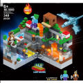 Minecraft Building Blocks Set For Kids With LED Lights 340 Pcs – No.10003 – For Ages 6+. 