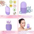 3 in 1 Face Stone Jade Roller Massager with Gua Sha Stone And Ice Roller Set Facial Roller 100% Natural Stone Jade Roller For Skin Eye Neck Body Ice Cube. 
