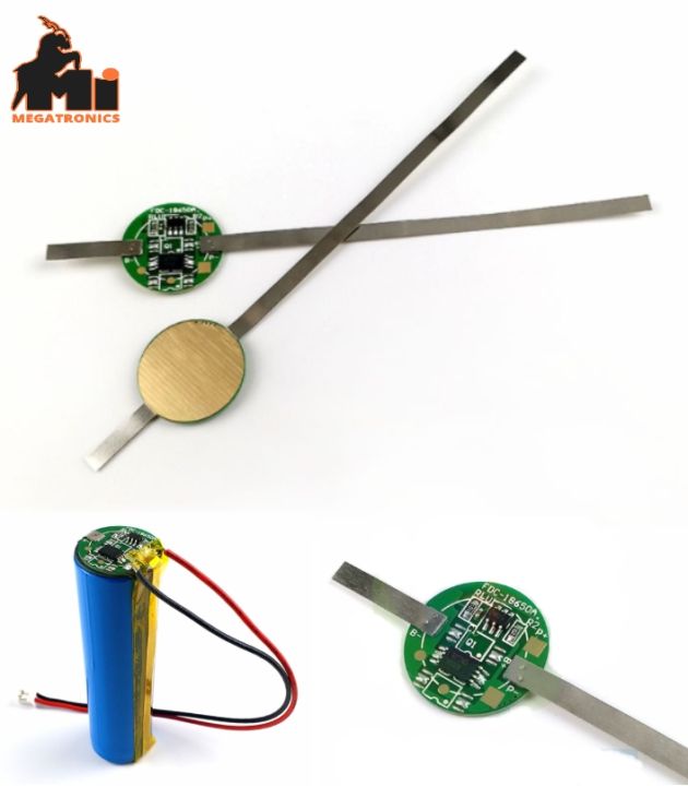 3.7V 18650 lithium battery protection board anti-short circuit overcurrent 2A working current suitable for 1 string of polymer batteries