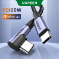 UGREEN USB Type C to USB C PD 100W Cable for Samsung Galaxy S25 S24 Note 20 Nintendo Switch Fast Charger Cable for Macbook Pro Air Support Quick Charge 4.0 USB Cable. 